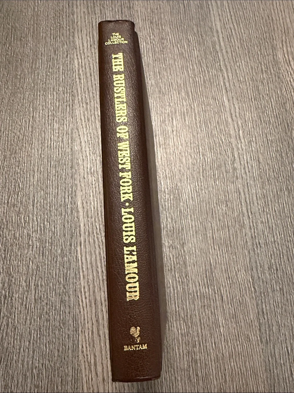 Louis L’Amour Leather-Look Book with Gold Signature